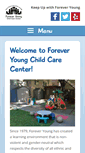 Mobile Screenshot of foreveryoungchildcare.org